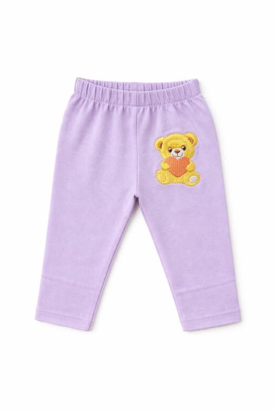 Unisex Baby Cotton Pajama Pant for Baby Boys and Baby Girls Multicolor Combo (Pack of 5) 6-9 Months