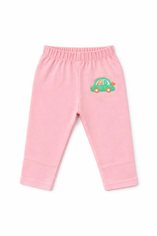 Unisex Baby Cotton Pajama Pant for Baby Boys and Baby Girls Multicolor Combo (Pack of 5) 6-9 Months