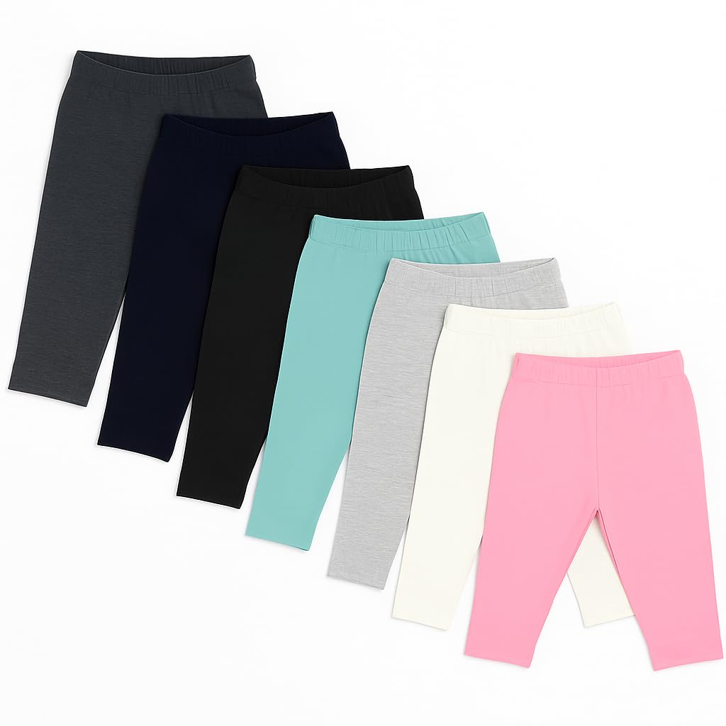 EIO Regular Baby Diaper Pants Pyjamas Pants Set Pack of 7 9-12 Months