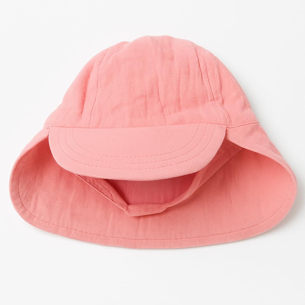 DAADUN Baby Unisex Cotton Bucket hat (12-24 Months, Pink)