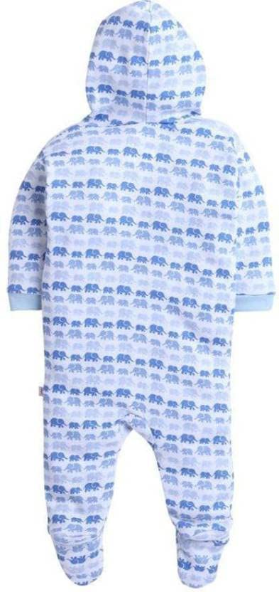 TiniBerry Kids New Born Baby Clothes Set Romper & Sleepsuit for Baby Pack of 2 (12-18 Months, LIGHT BLUE)