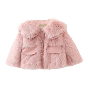 Hopscotch Baby Girls Polyester Waist Length Jackets In Pink Color For Ages (18-24 Months)