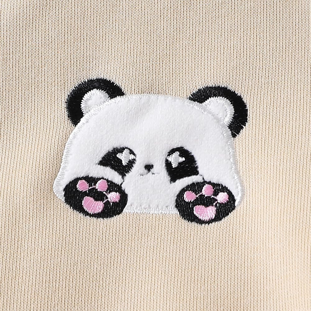 Hopscotch Boys Brown Full Sleeves Panda Embroidered Jacket For Age (18-24 Months)