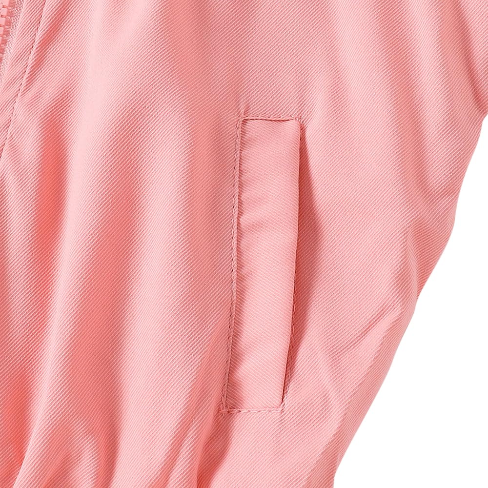 Hopscotch Baby Girls Polyester Waist Length Jackets In Pink Color For Ages (18-24 Months)