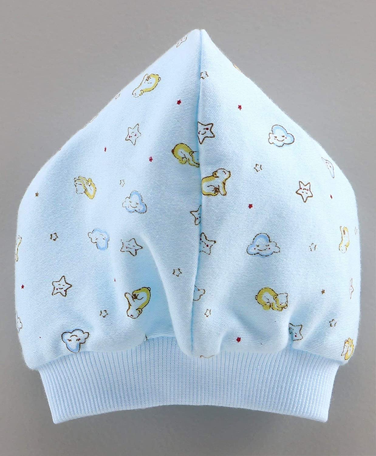 SHRI Ganesh Newborn Baby Unisex Heavy Winter Care Soft Hosiery Cotton Printed Multicolor Woolen Cap for Babies Toddler Kids Caps Boys Hat & Girls Cap Pack of 3 (12-18 Months, Multicolor 1)