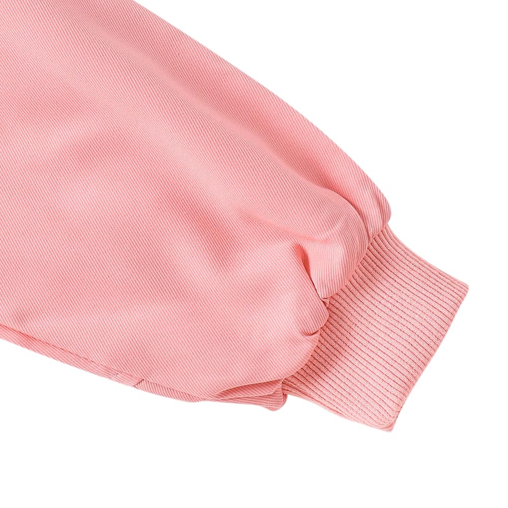 Hopscotch Baby Girls Polyester Waist Length Jackets In Pink Color For Ages (18-24 Months)