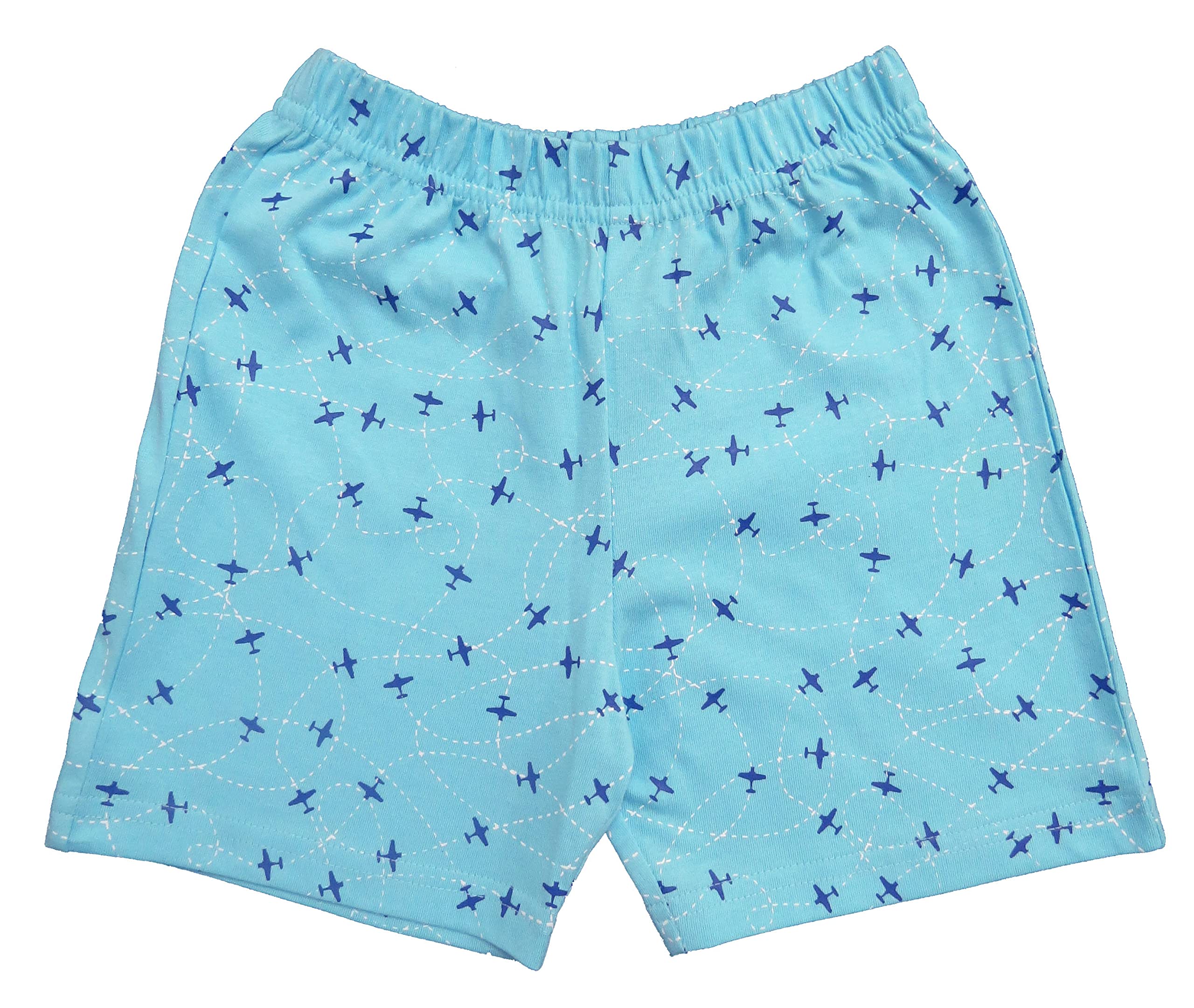 Clothe Funn Baby Boys Nightwear Set, Co-Ord Set (12-18 Months, White)