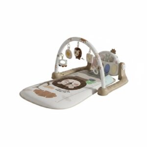 URJIX Interactive Toys Activity Stroller Screen-Screenless Play Push Stroller Multi Mode Baby Gear 7 in 1 for Newborns, Infants, Gift Giving, Birthday, Lion Charging Set