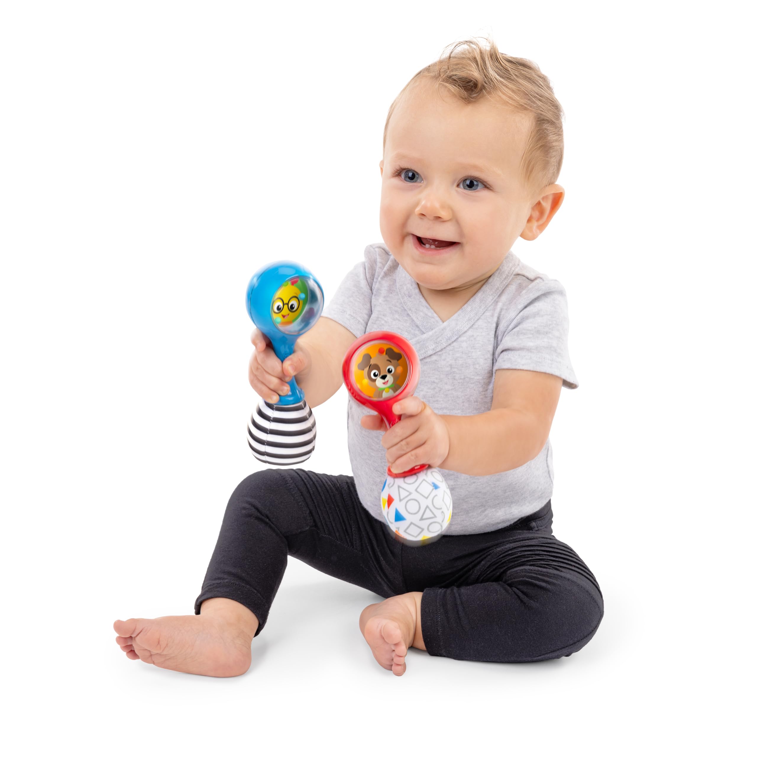 Baby Einstein First Tunes Drum & Shaker Musical Gift Set with Maracas and Toy Drum