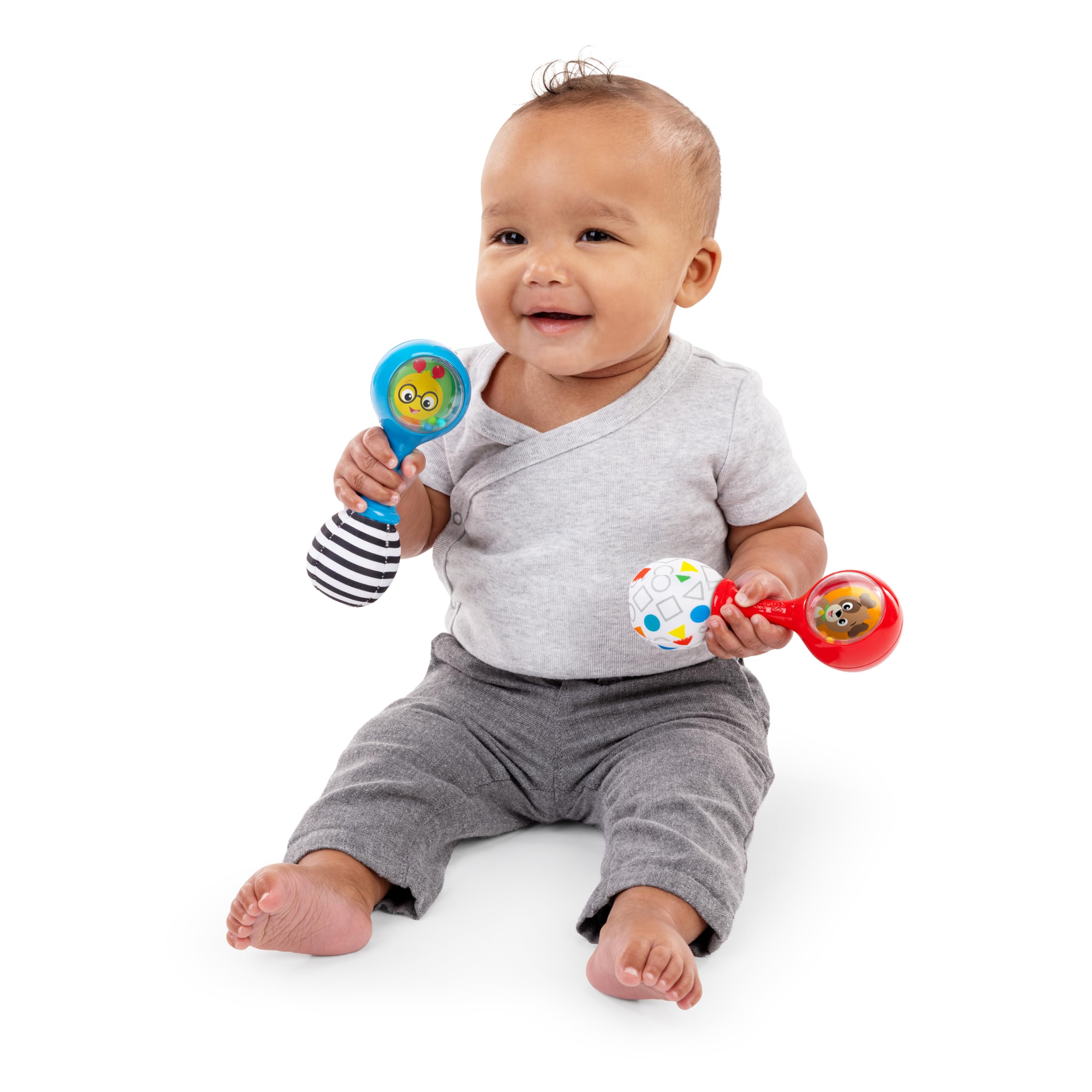 Baby Einstein First Tunes Drum & Shaker Musical Gift Set with Maracas and Toy Drum