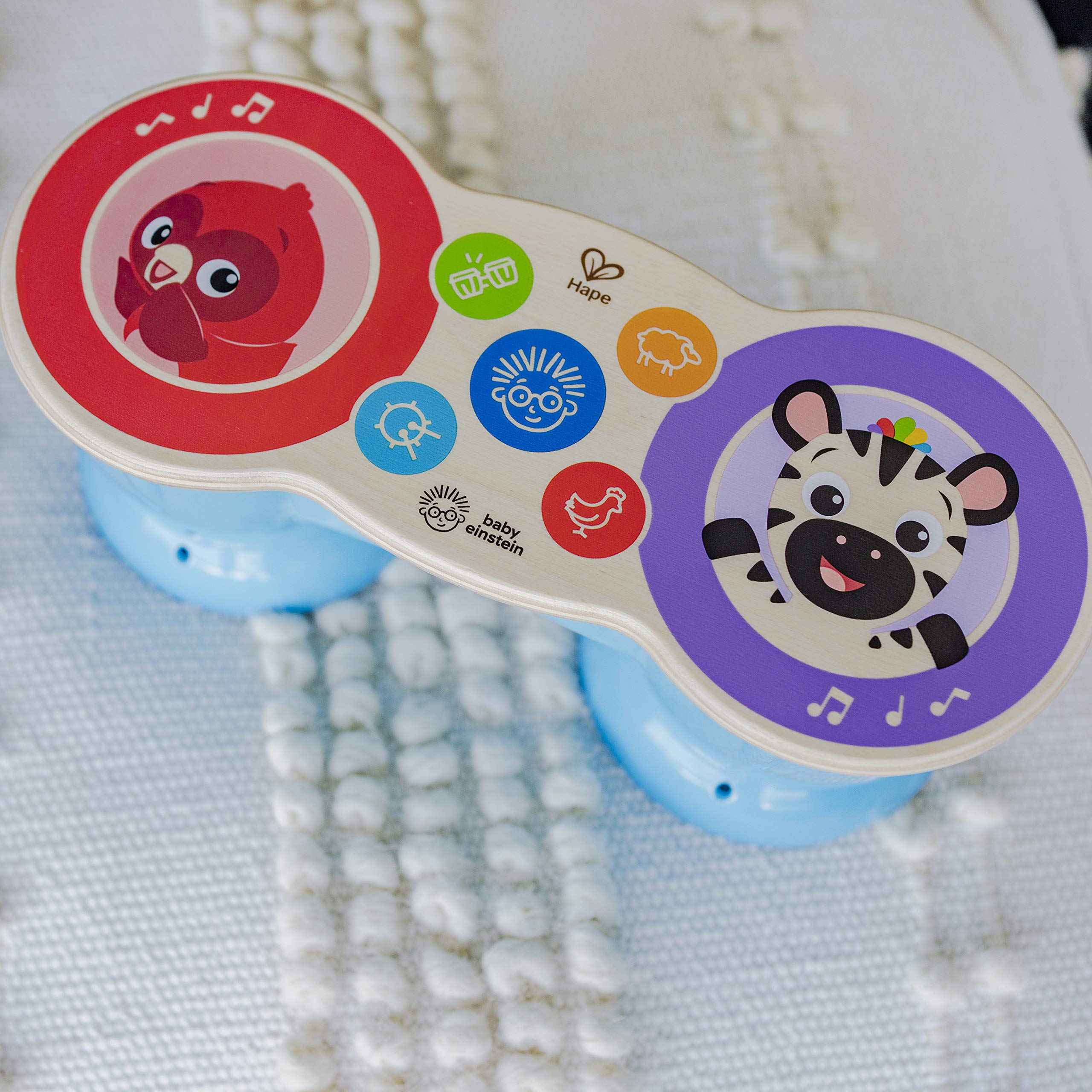 Baby Einstein First Tunes Drum & Shaker Musical Gift Set with Maracas and Toy Drum